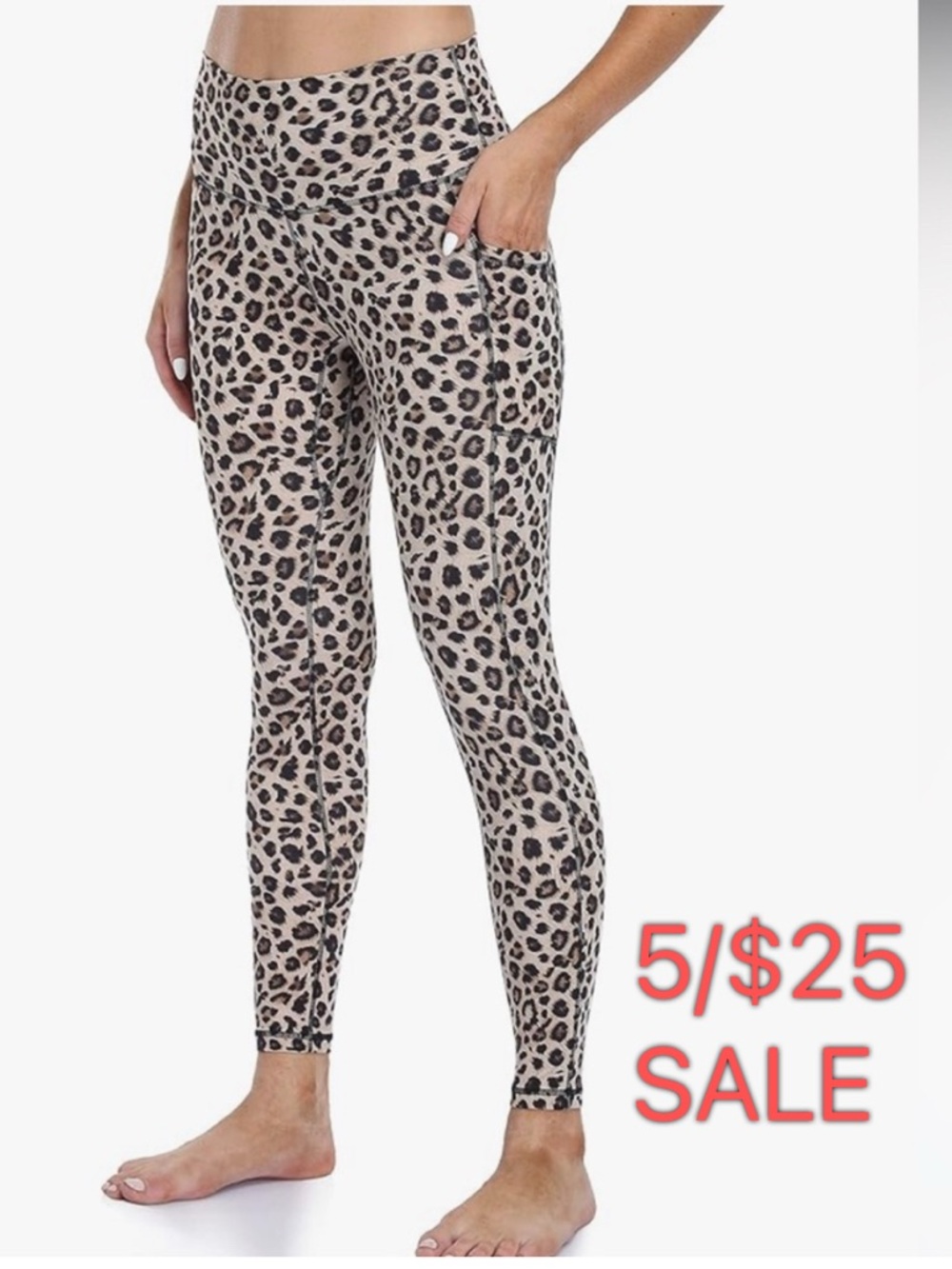 Colorfulkoala High Waisted Leopard Print Leggings 5/$25 Sale